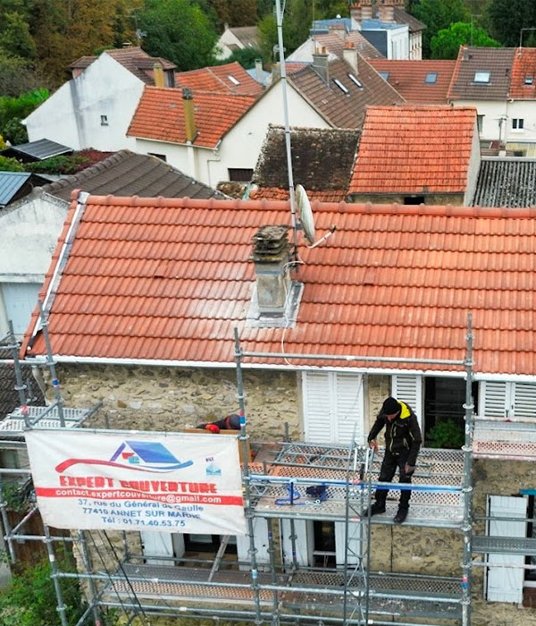 Pose de tuiles à Annet-sur-Marne (77410) en Seine et Marne (77)